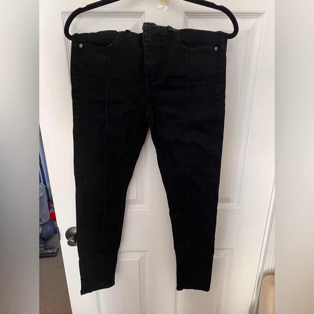 LOFT skinny black jeans